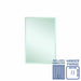 Thermogroup Montana Rectangle 25mm Bevel Edge Mirror with Hangers and Demister