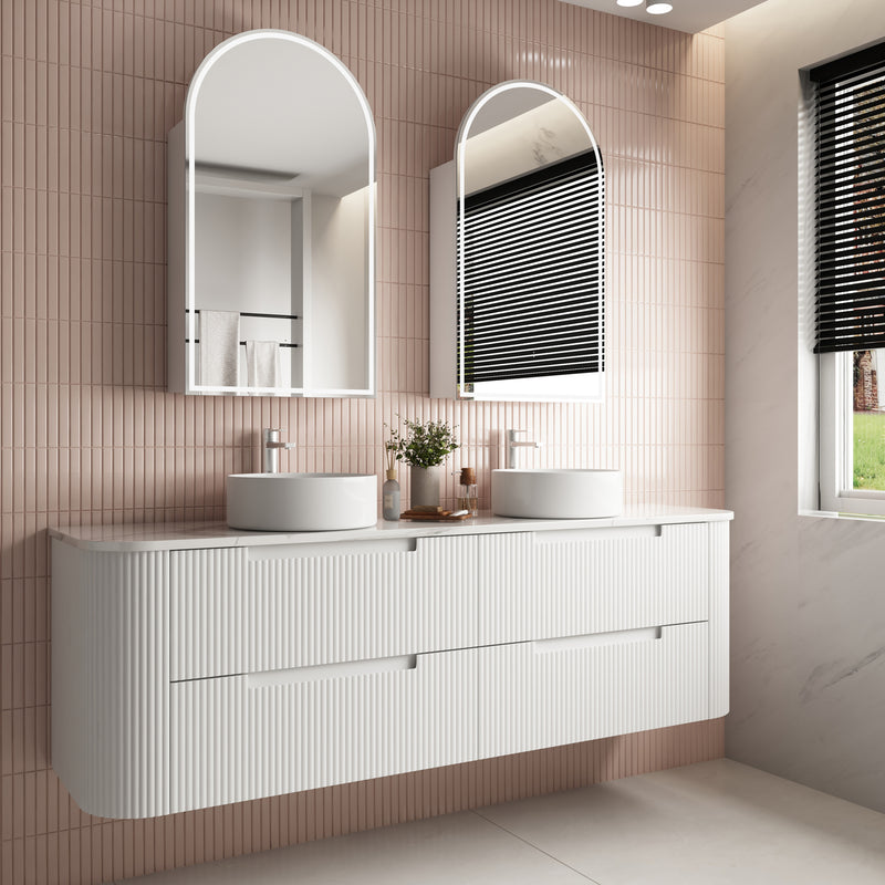 Aulic Curva Curve Finger Pull Cabinet 1800mm