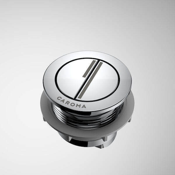 Caroma Dual Flush Round Bezel & Button - Chrome