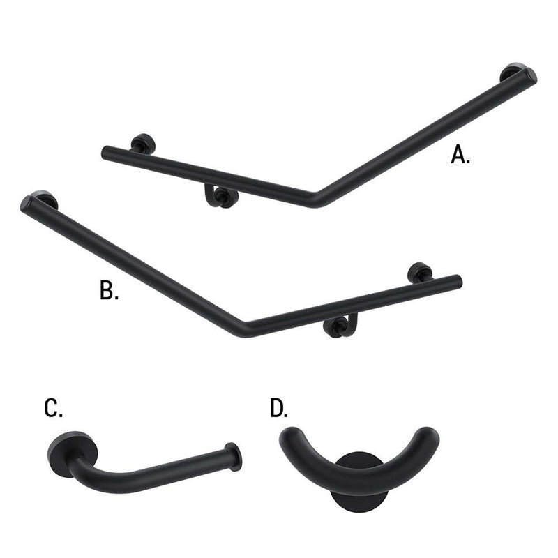 Conserv Ambulant Accessible Sanitary Compartment 045 Combination Set