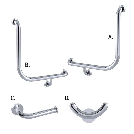 Conserv Ambulant Accessible Sanitary Compartment 454 Combination Set