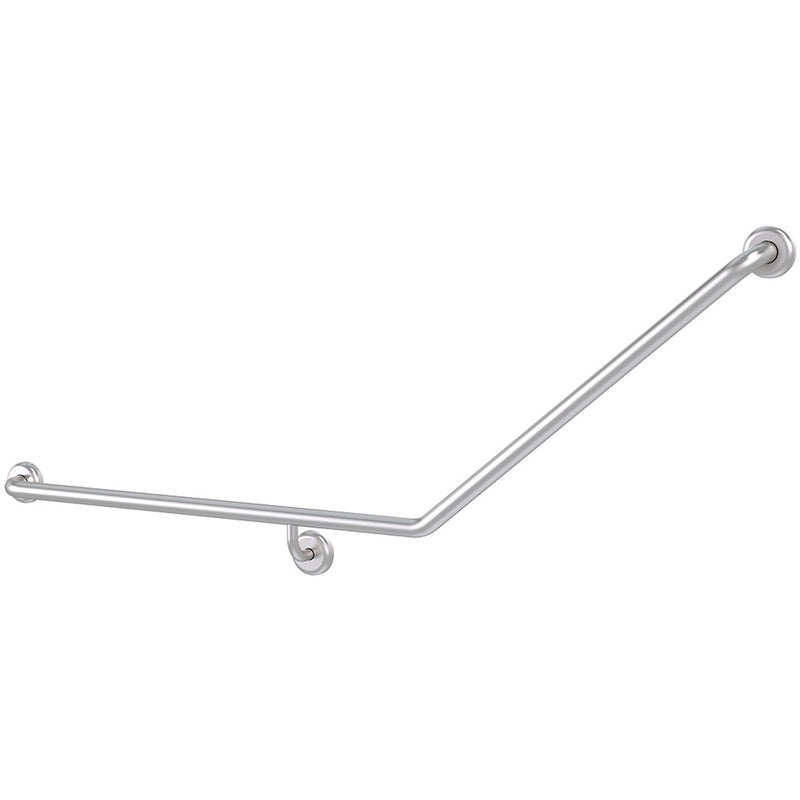 Conserv Bariatric 40° Ambulant and Accessible Grab Rail - Brushed Stainless