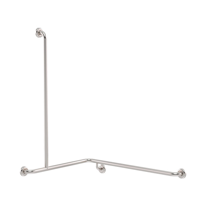 Conserv Clam® Flange Corner Shower Grab Rail 760mm x 1000mm x 1100mm