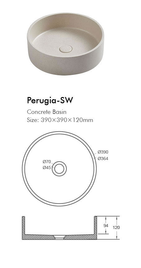 BNK Perugia SW Concrete Basin