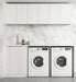 Otti Laundry Kit 1960A Noosa White Inc Benchtop & Laundry Sink