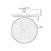 Nero 230MM Air Shower Head