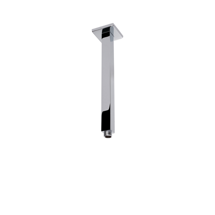 Square Vertical Shower Arm 300MM