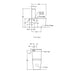 Kohler Grande BTW Toilet Suite with Bidet Seat (Side Panel)Rear or Side Water Inlet 76078A-0-BIDET