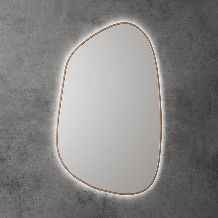 Aulic Tarcoola Asymmetric LED Mirror brushed