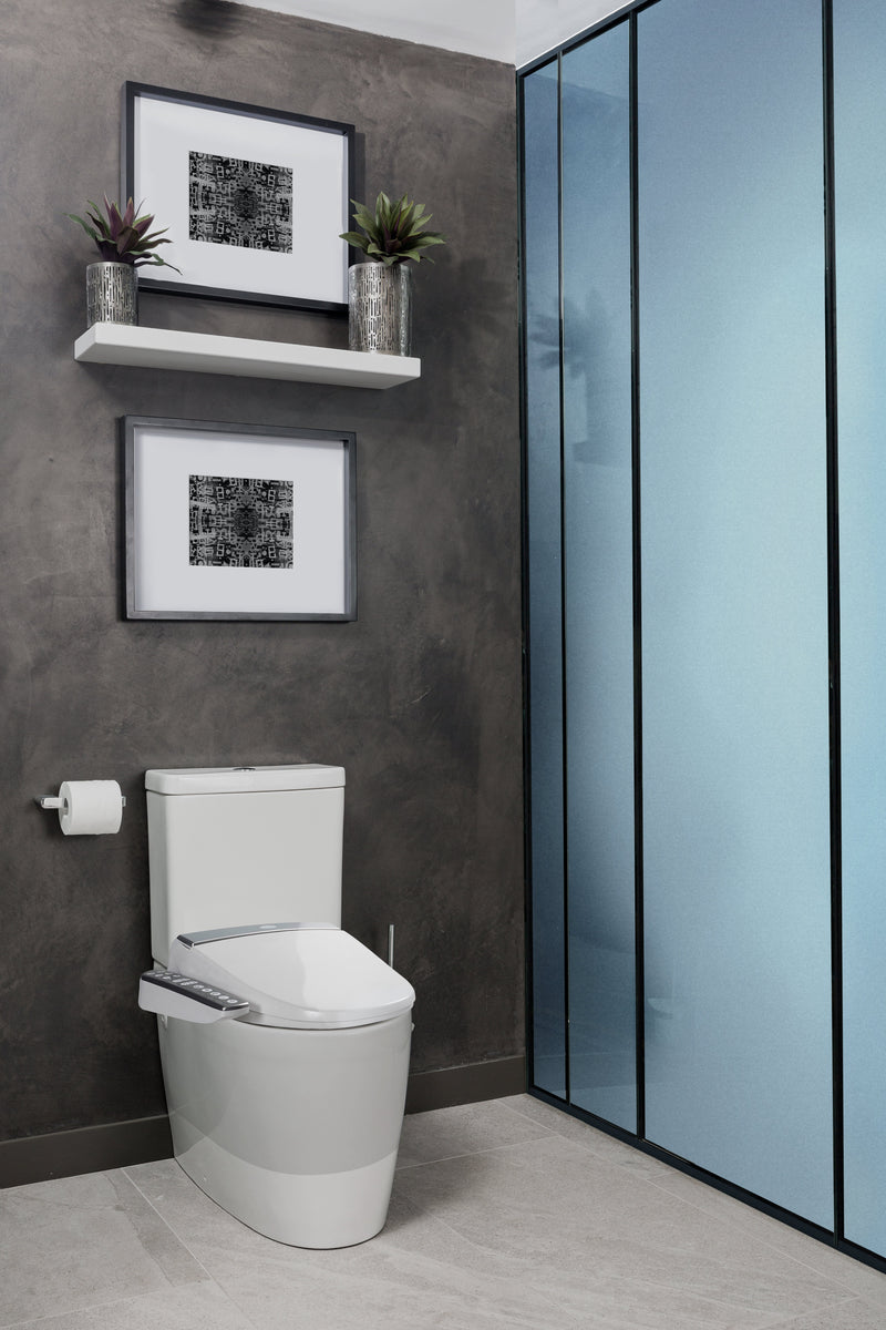 Kohler Grande BTW Toilet Suite with Bidet Seat (Side Panel)Rear or Side Water Inlet 76078A-0-BIDET