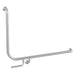 Conserv Hygienic Seal® 90° Accessible Grab Rail with Toilet Paper Holder 960mm x 600mm