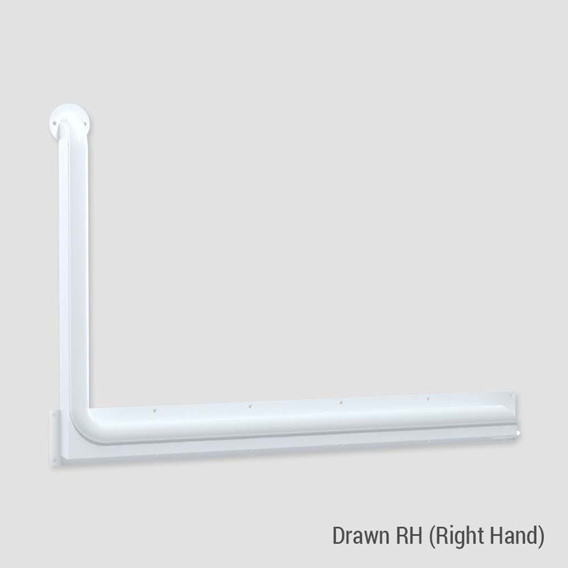 Conserv Anti-Ligature 90° Accessible Grab Rail 960mm x 900mm