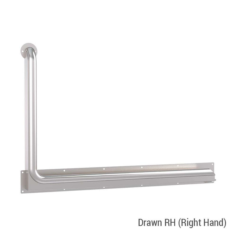 Conserv Anti-Ligature 90° Accessible Grab Rail 960mm x 900mm