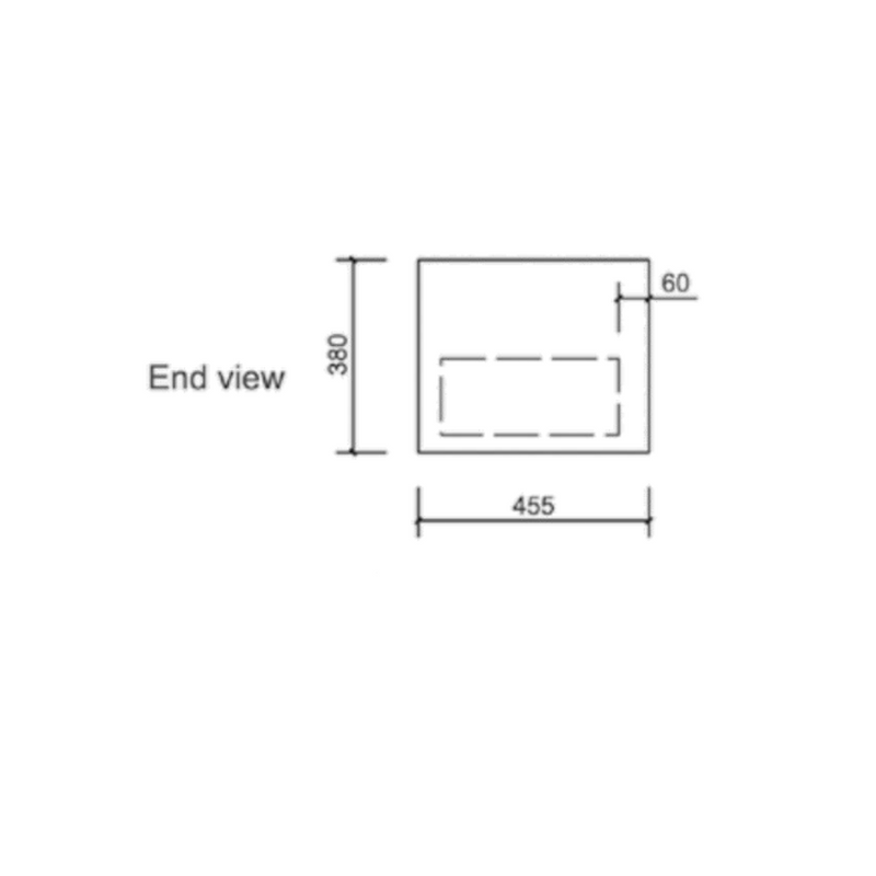 Mia Wall Hung Push Open Cabinet For Double Bowl 900mm