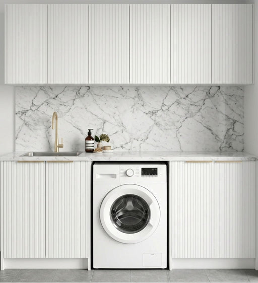 Otti Laundry Kit 1960A Noosa White Inc Benchtop & Laundry Sink