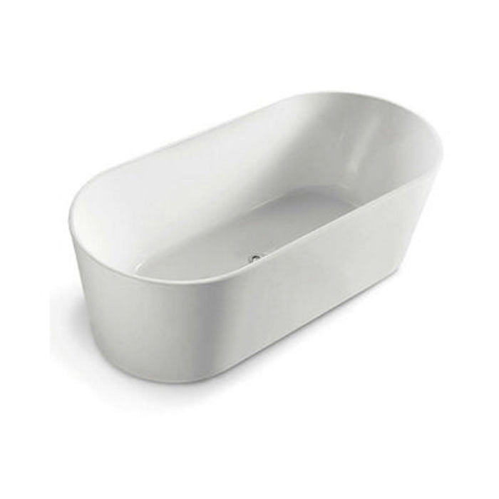 Prato Freestanding Acrylic Bath 1700mm Gloss White