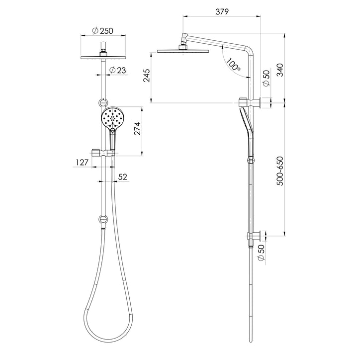 Phoenix Ormond Twin Shower – 4 Star