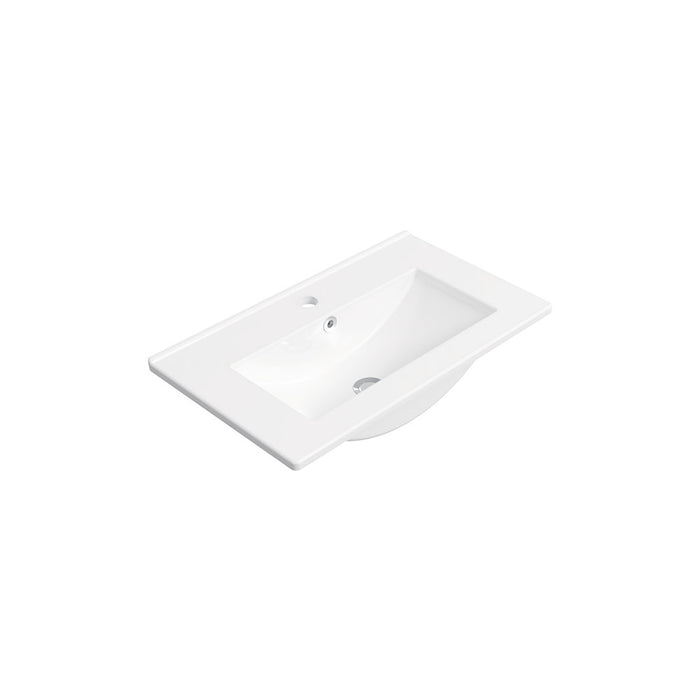 Fienza Delgado Ensuite Depth Ceramic Basin-Top 600