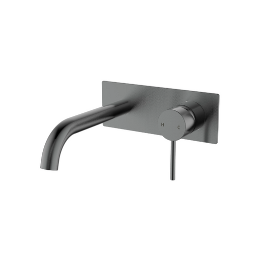 IKON Hali Wall Basin Mixer Curved Spout