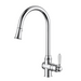 Modern National Bordeaux Pull-Out Kitchen Mixer