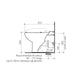 Caroma Leda Wall Faced Back Inlet Pan
