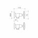 Caroma Elegance II Washing Machine Set - Lead Free