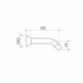 Caroma Elegance II Bath Outlet 180mm