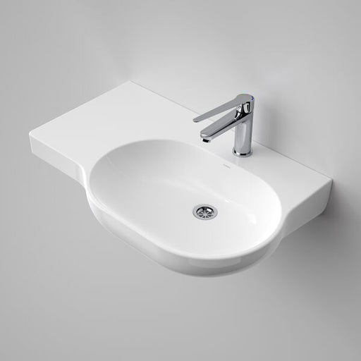 Caroma Opal 720 LHS Wall Basin 1 Tap Hole