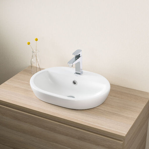 Caroma Track Inset Basin 1TH White