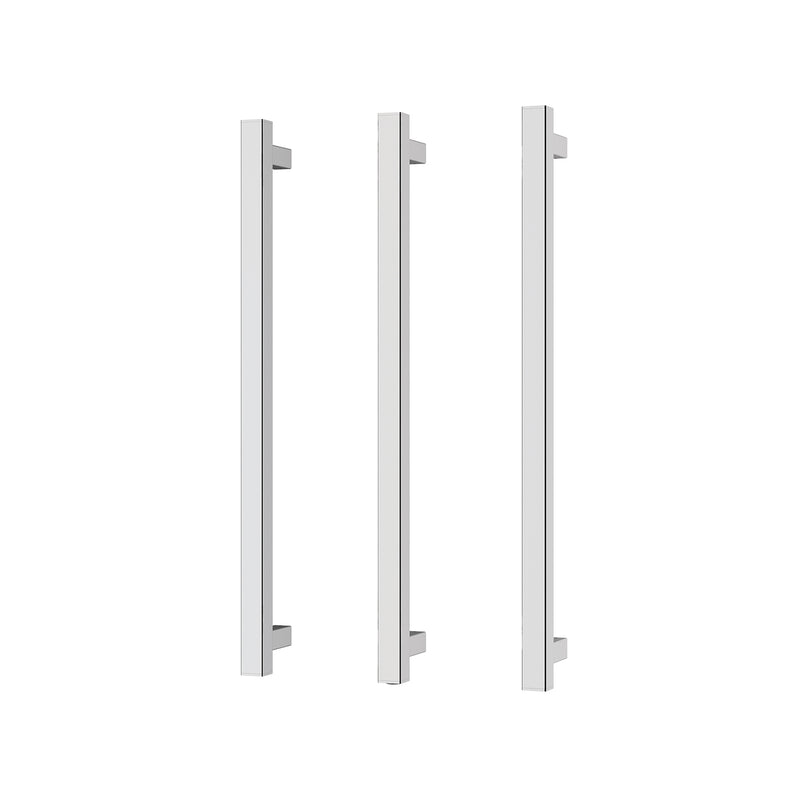 Phoenix Heated Triple Towel Rail Square 600mm