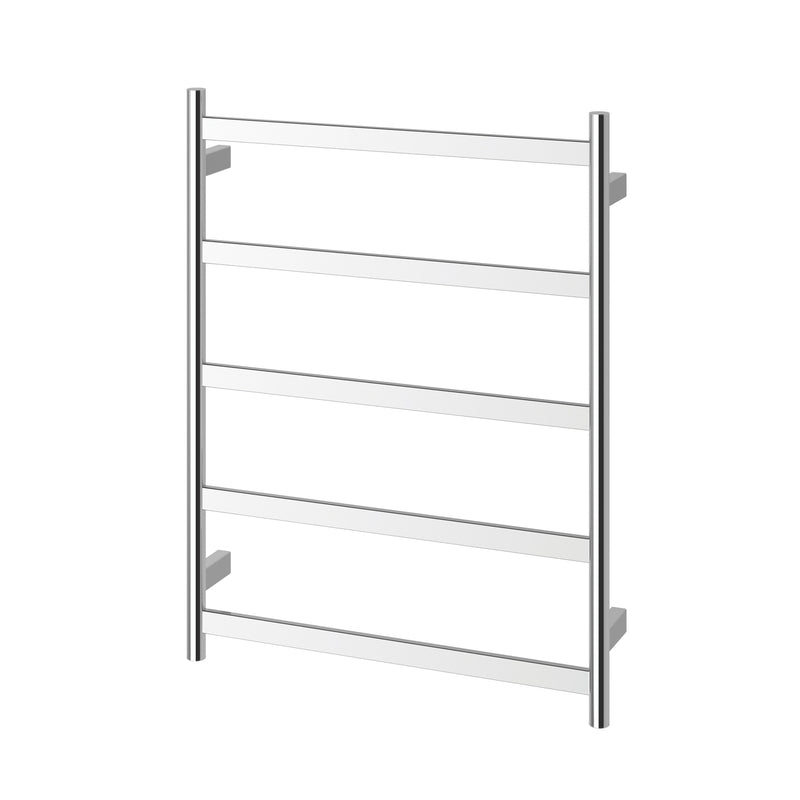 Phoenix Five Flat Bar Heated Towel Ladder