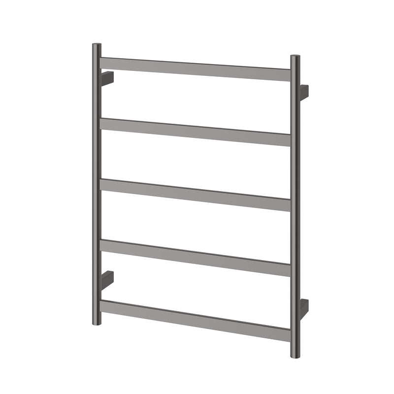 Phoenix Five Flat Bar Heated Towel Ladder