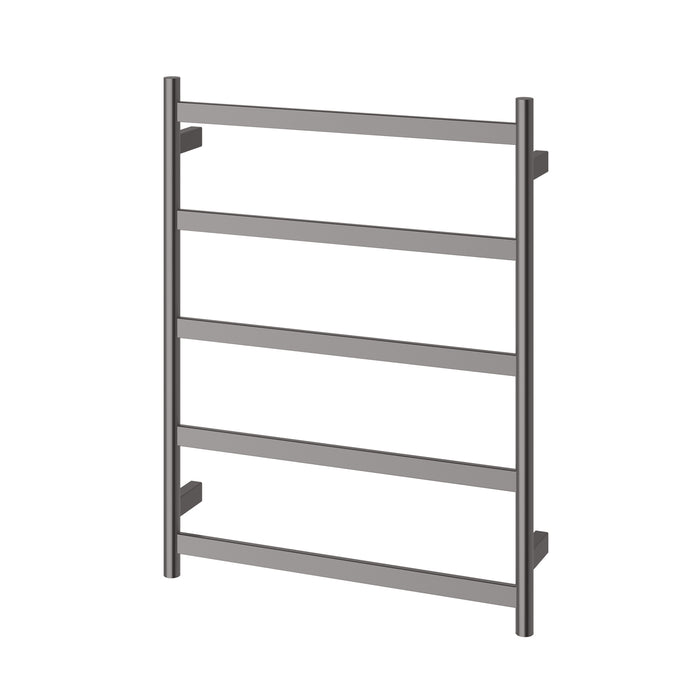 Phoenix Five Flat Bar Heated Towel Ladder