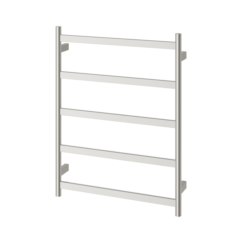Phoenix Five Flat Bar Heated Towel Ladder