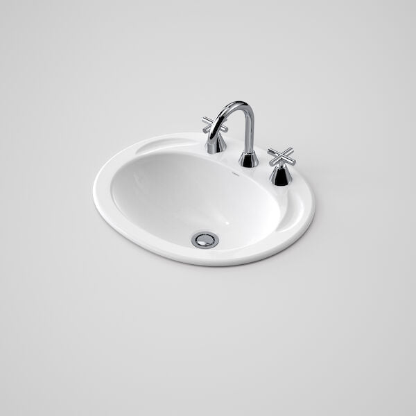 Caroma Concorde Vanity Basin 3TH White