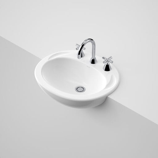 Caroma Concorde 500 Semi Recessed Basin - 3TH