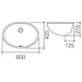 Caroma Caravelle Under Counter Basin - 0T