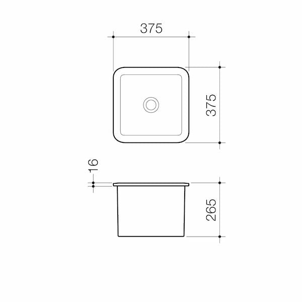 Caroma Laboratory Vitreous China Basin - Medium