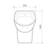 Caroma Leda Back Inlet Urinal