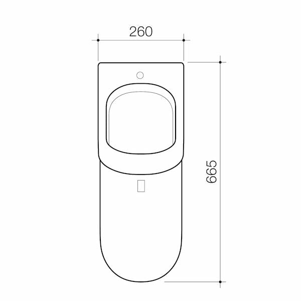 Caroma Electronic Urinal Series II Rough in Kit - Cube & Leda