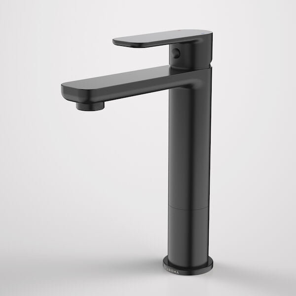 Caroma Luna Mid Basin Mixer - Black - Lead Free