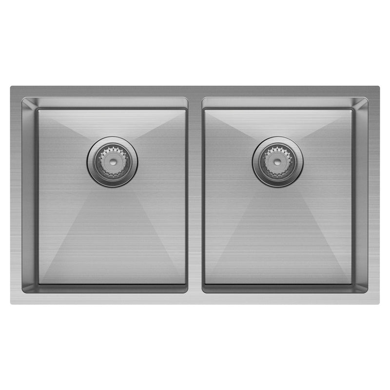 Fienza Hana 27L/27L Double Kitchen Sink Stainless Steel