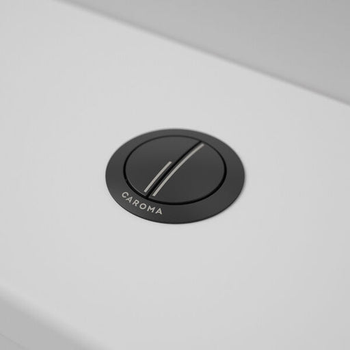 Caroma Urbane II Wall Faced Close Coupled Flush Button - Matte Black