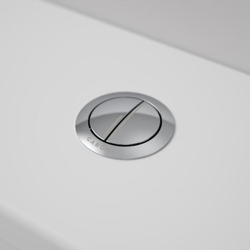 Caroma Urbane II Wall Faced Close Coupled Flush Button - Chrome