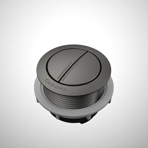 Caroma Urbane II Wall Faced Close Coupled Flush Button - Gun Metal