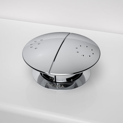 Caroma Round Care Button - Chrome
