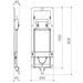 Caroma Integra Urinal Bracket