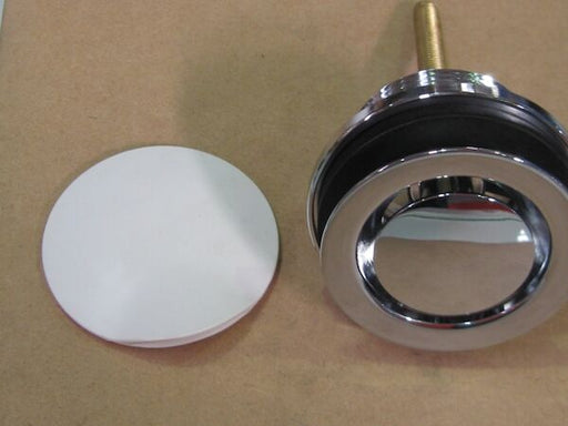 Caroma Plug & anti-vandal flush-fitting chrome waste