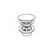 Caroma Plug & anti-vandal flush-fitting chrome waste