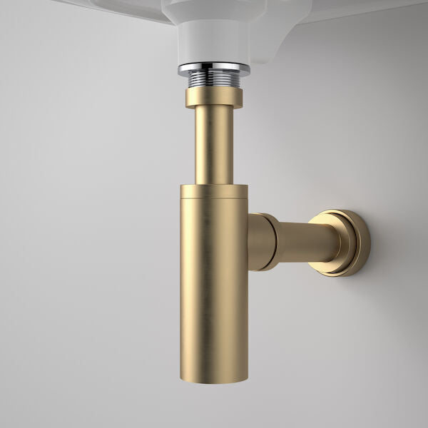 Caroma 40mm Bottle Trap - Brushed Brass
